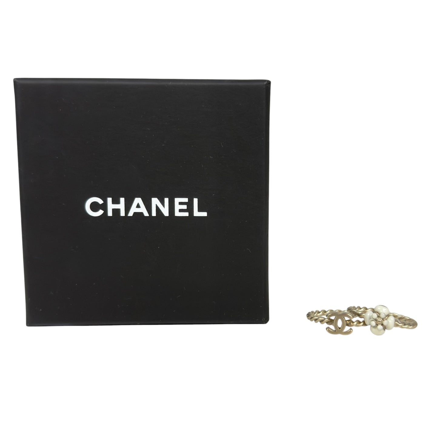 CHANEL CC 山茶花 戒指組合（一套2隻）