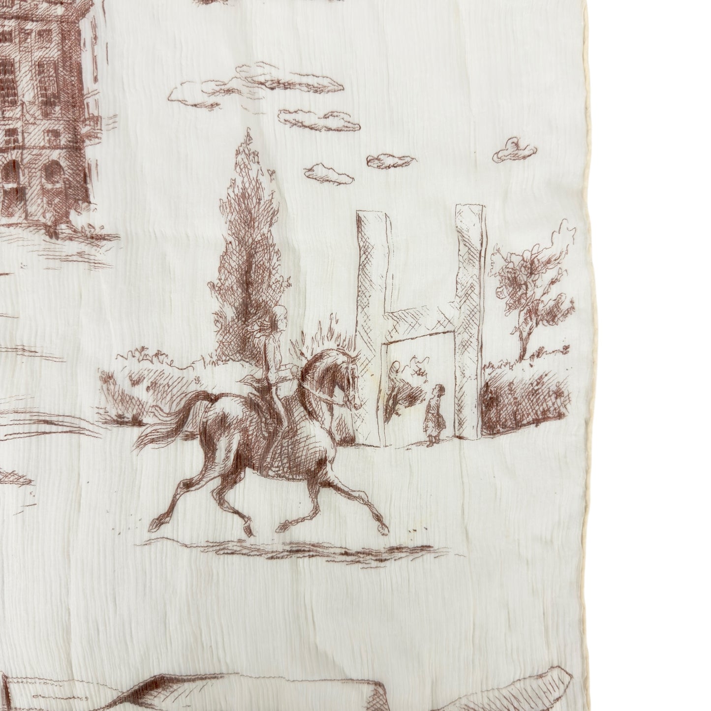 HERMES Toile de Jouy 法國愛馬仕的生活 絲巾