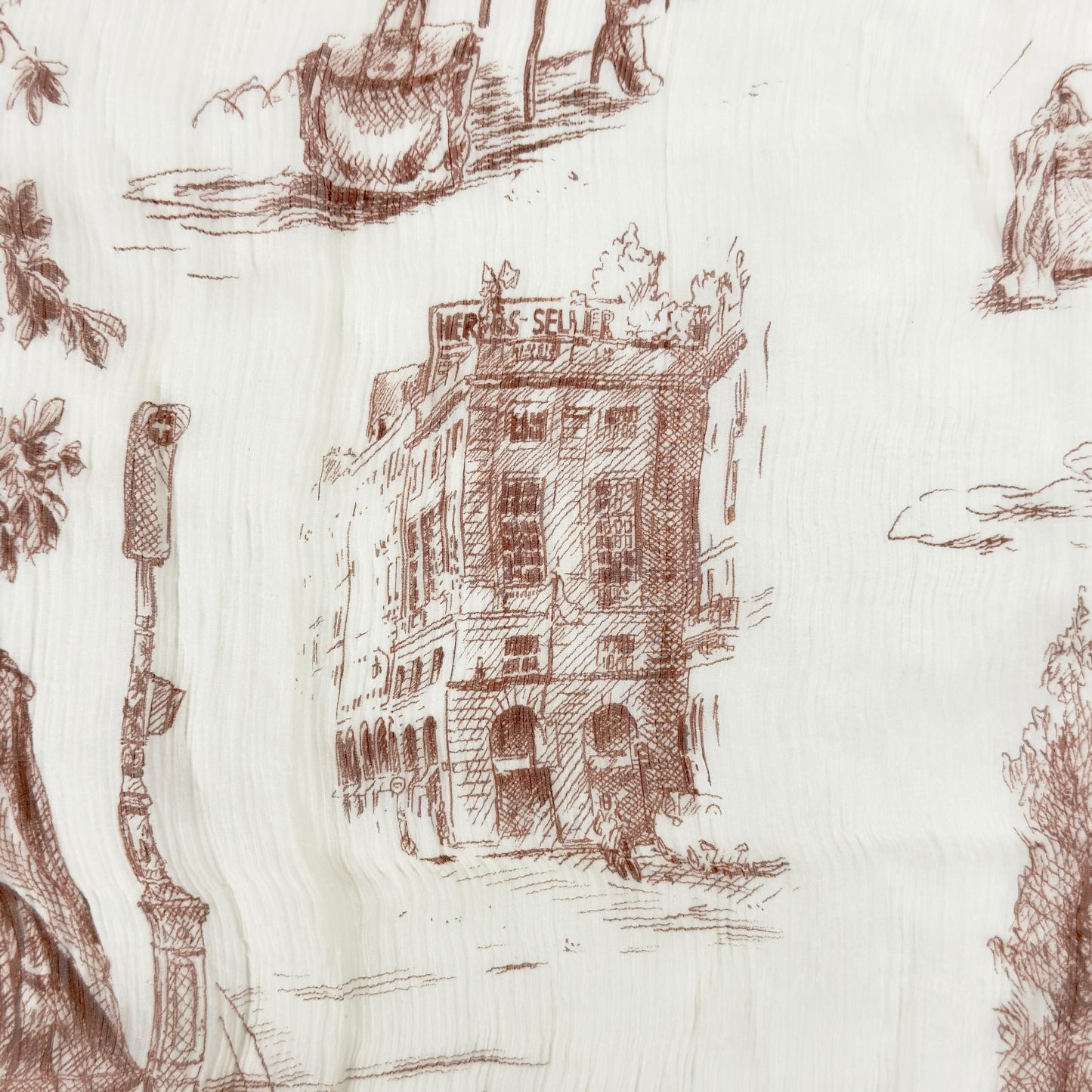 HERMES Toile de Jouy 法國愛馬仕的生活 絲巾