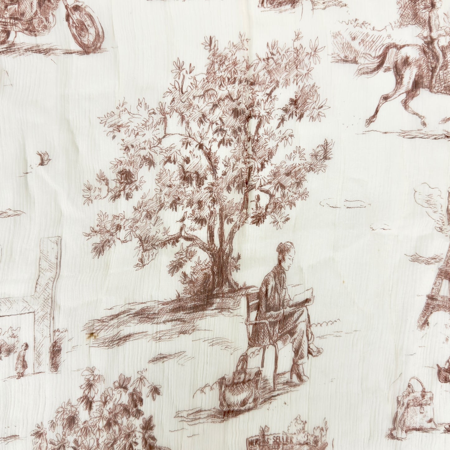 HERMES Toile de Jouy 法國愛馬仕的生活 絲巾
