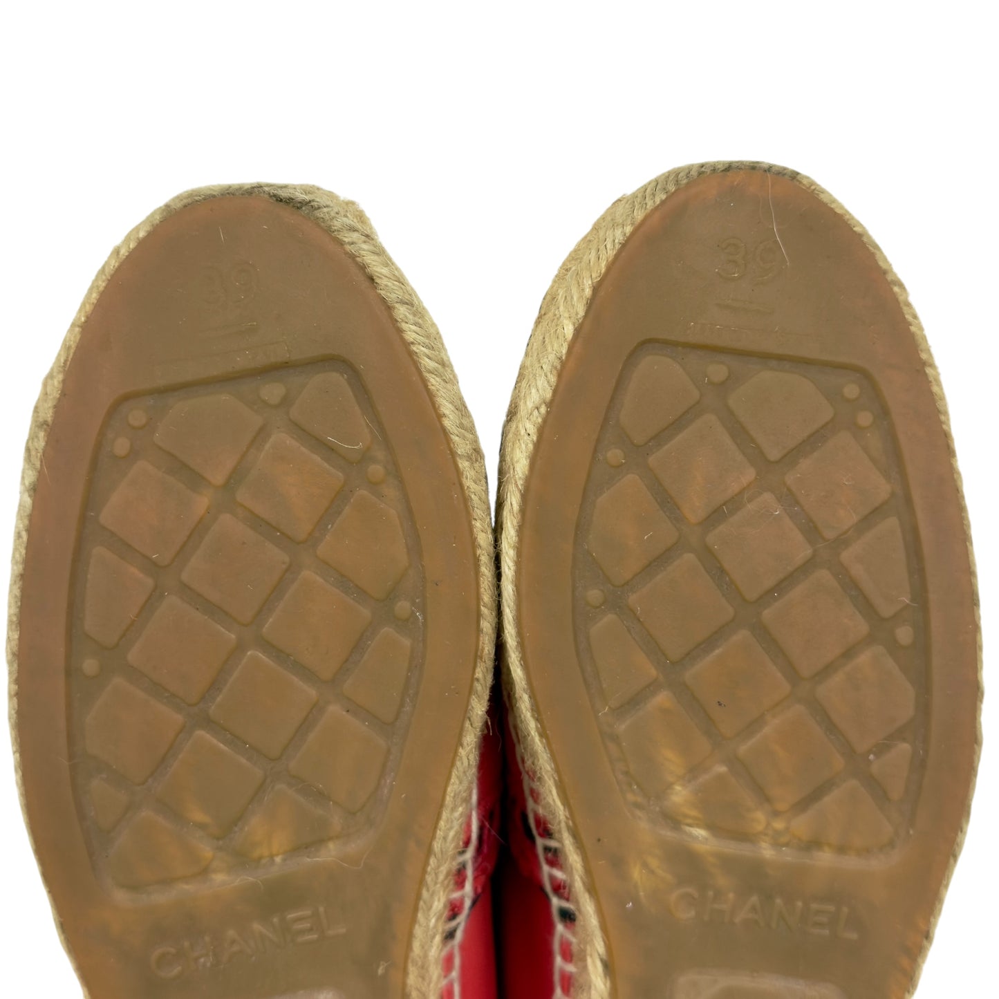 CHANEL CC 草編鞋