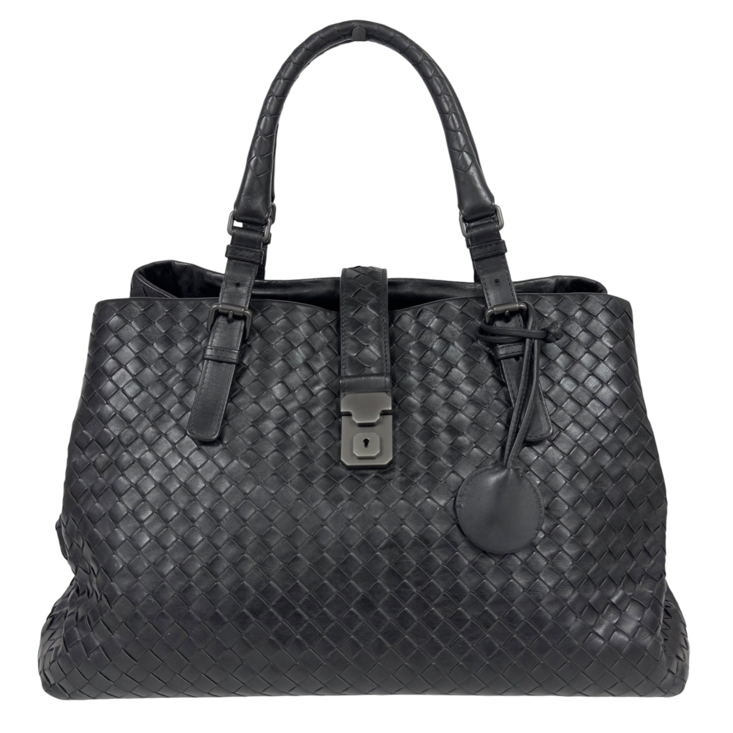 BOTTEGA VENETA Roma 織皮 肩背包