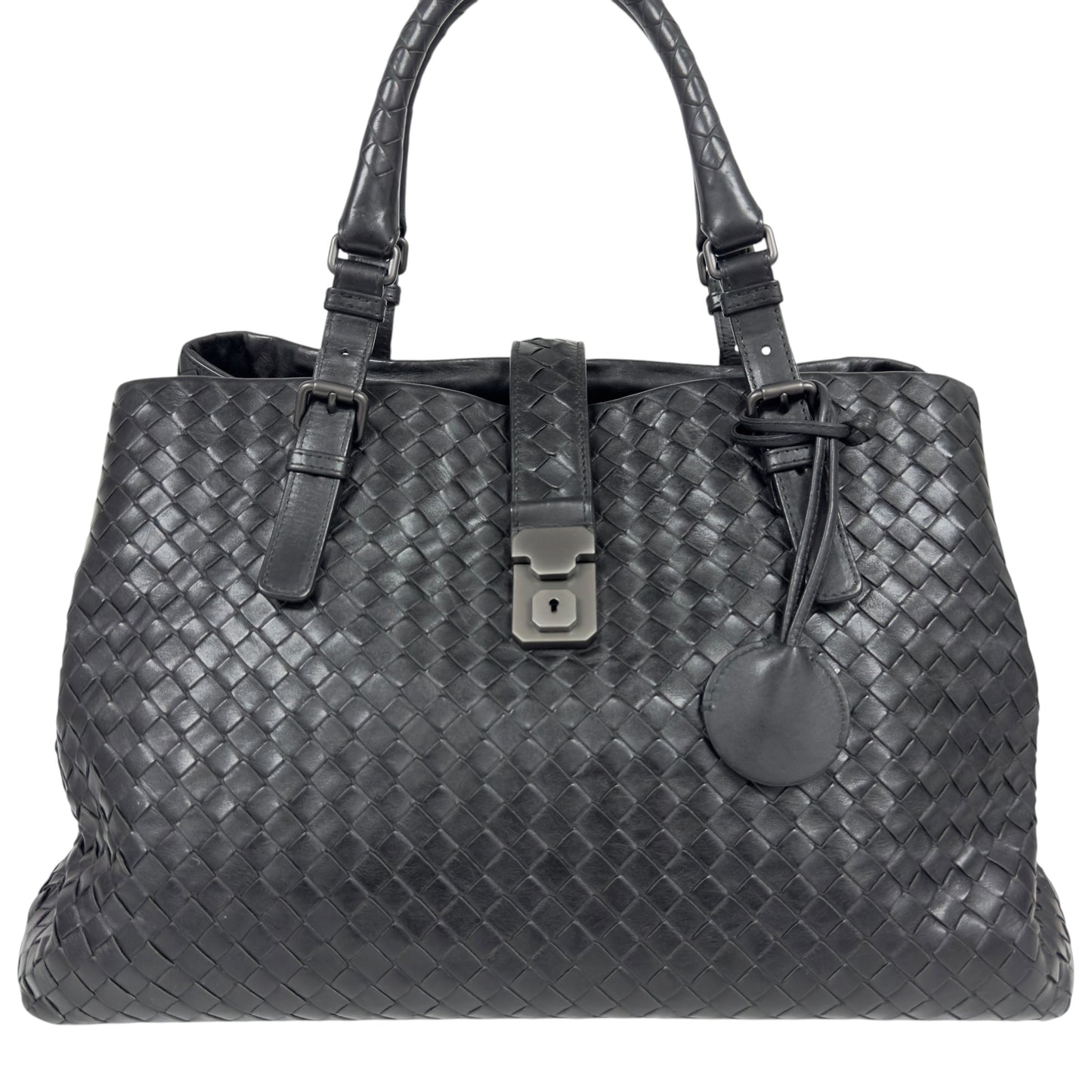 BOTTEGA VENETA Roma 織皮 肩背包