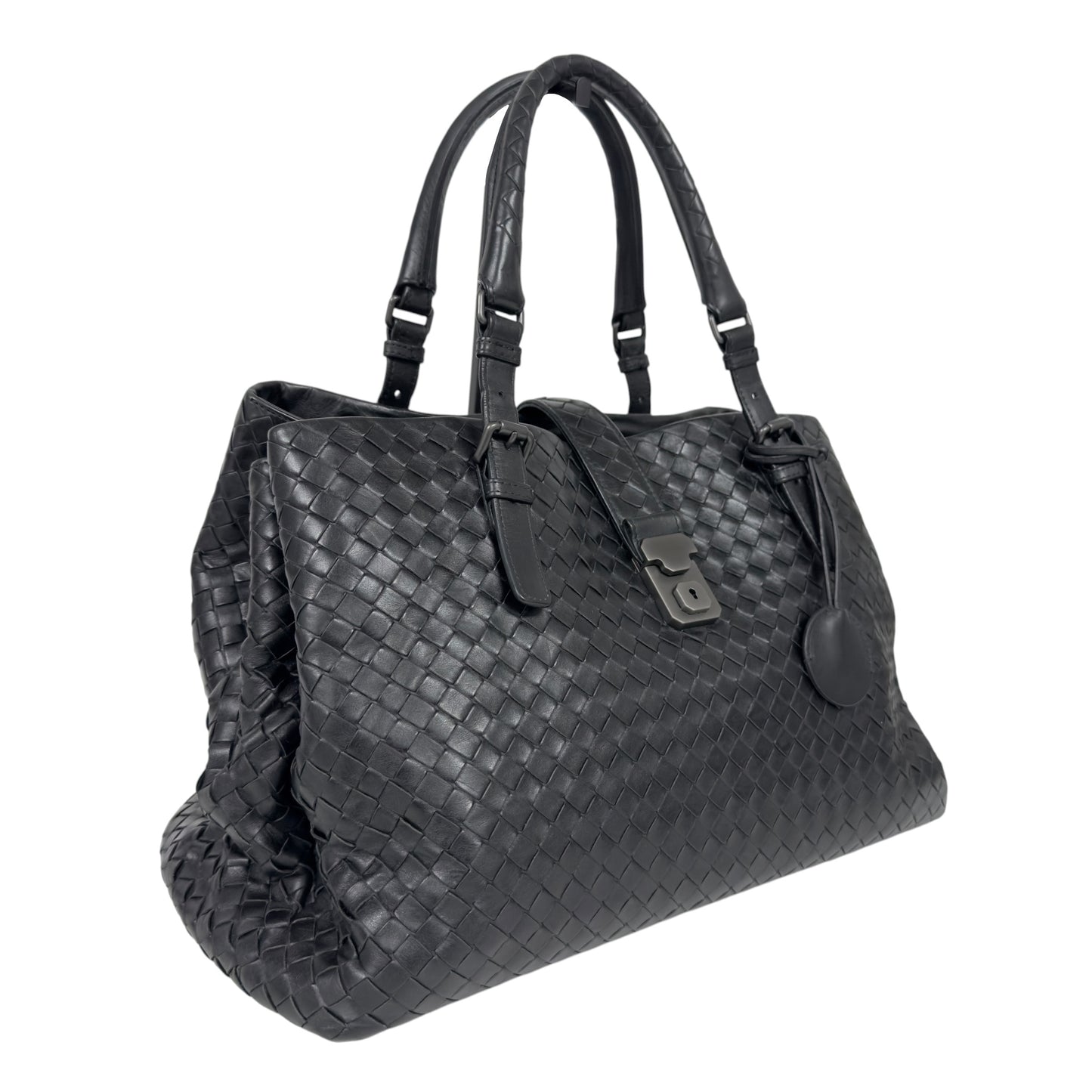 BOTTEGA VENETA Roma 織皮 肩背包
