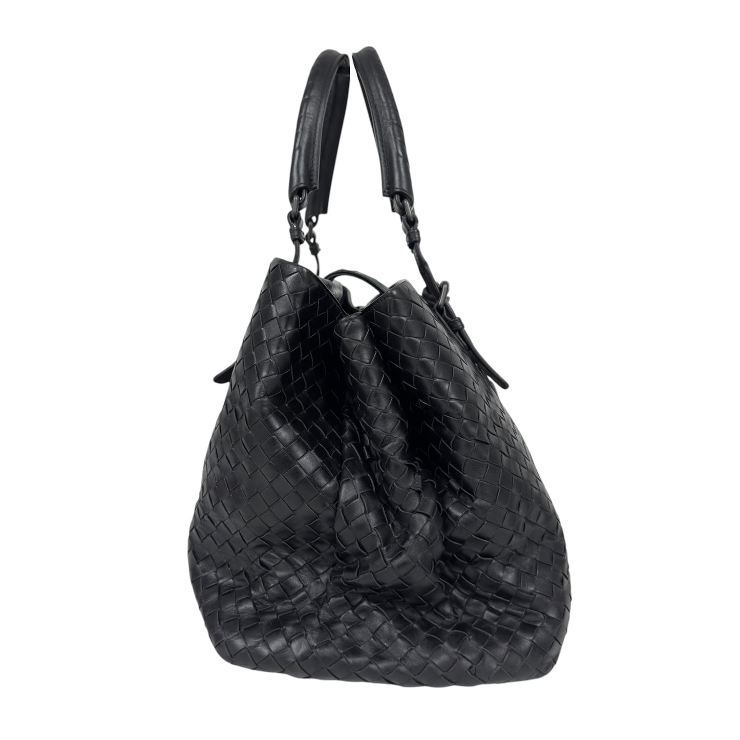 BOTTEGA VENETA Roma 織皮 肩背包