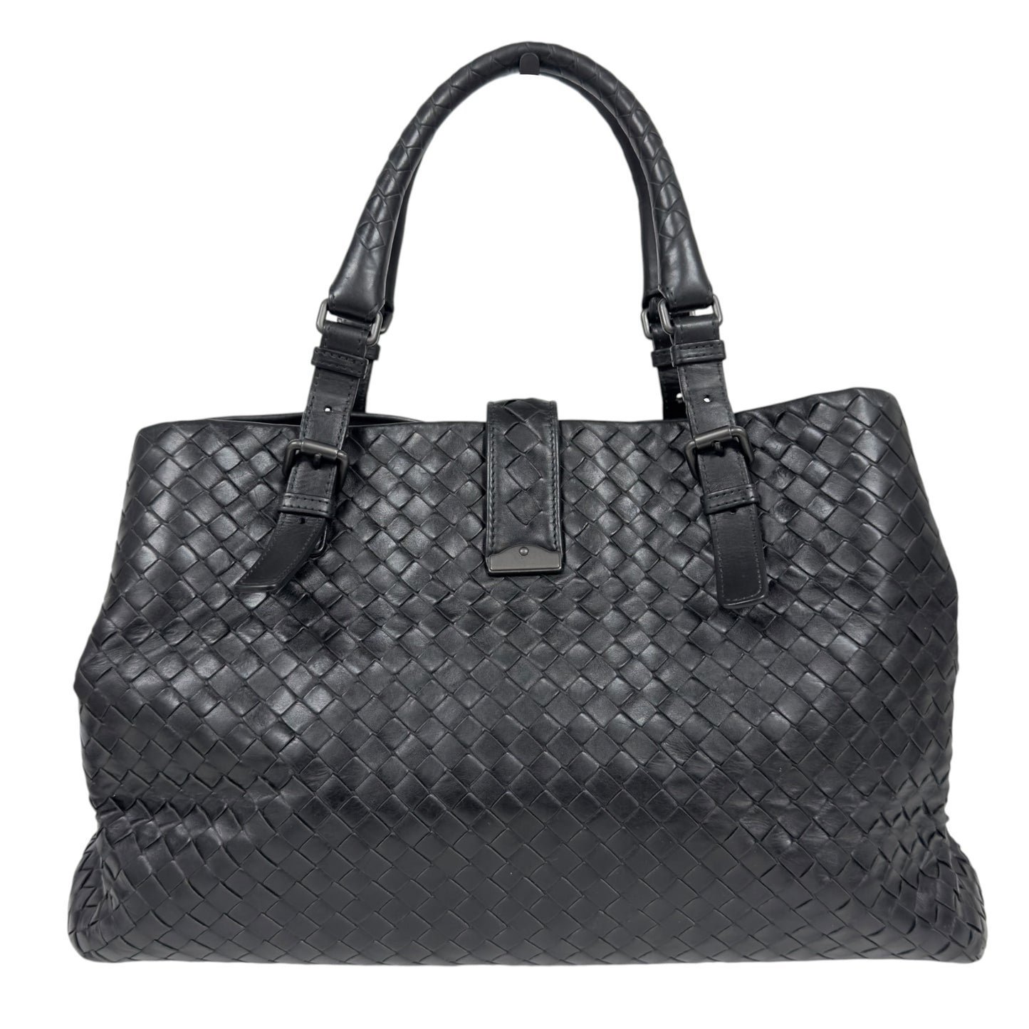 BOTTEGA VENETA Roma 織皮 肩背包