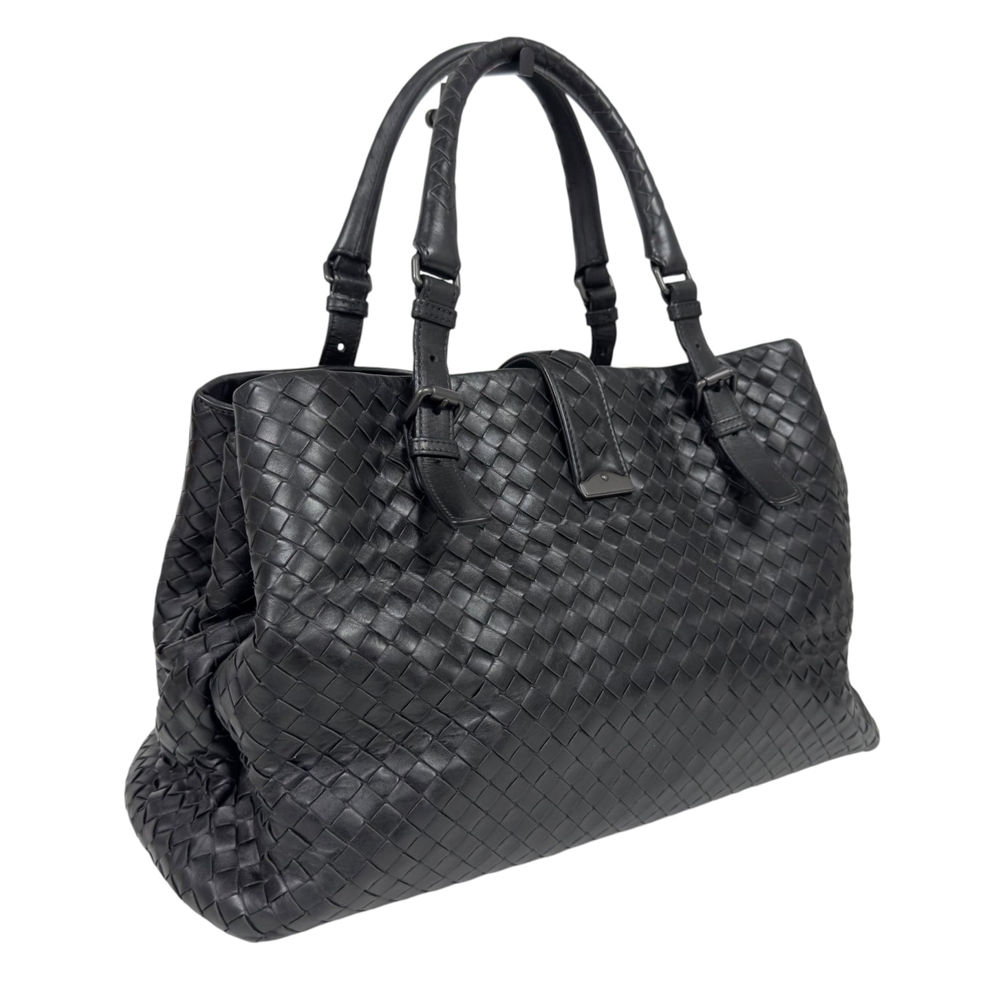 BOTTEGA VENETA Roma 織皮 肩背包