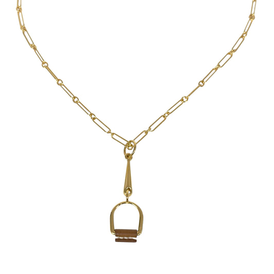 HERMES Heritage Equestre 小號 頸鏈