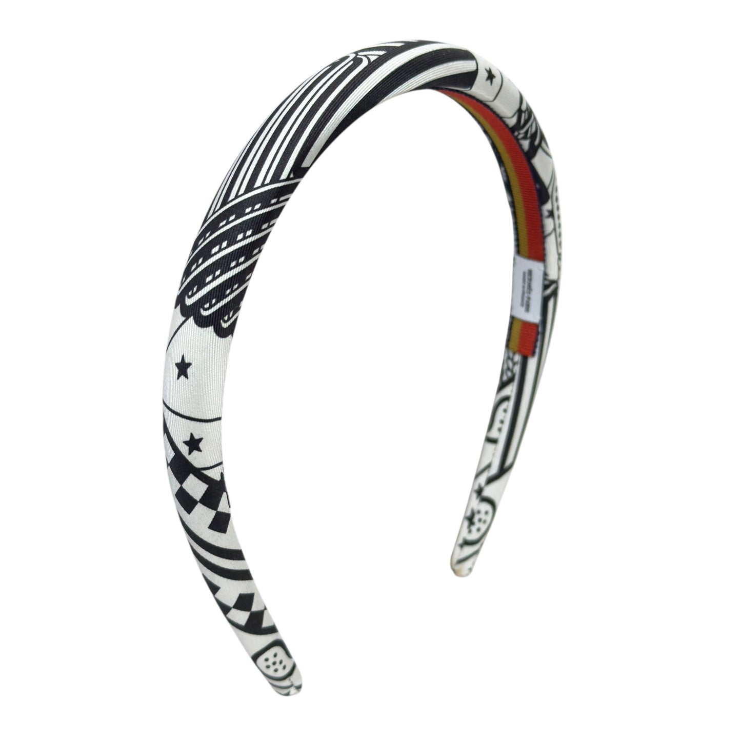 HERMES "Sangles en Zigzag Bandana" Elsa 髮篐