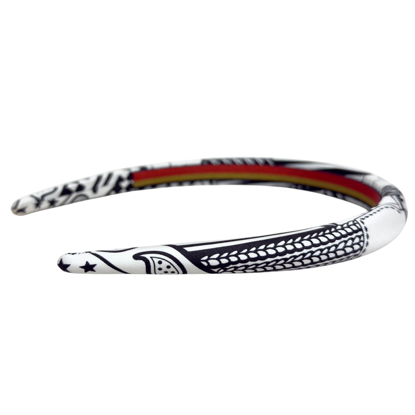 HERMES "Sangles en Zigzag Bandana" Elsa 髮篐