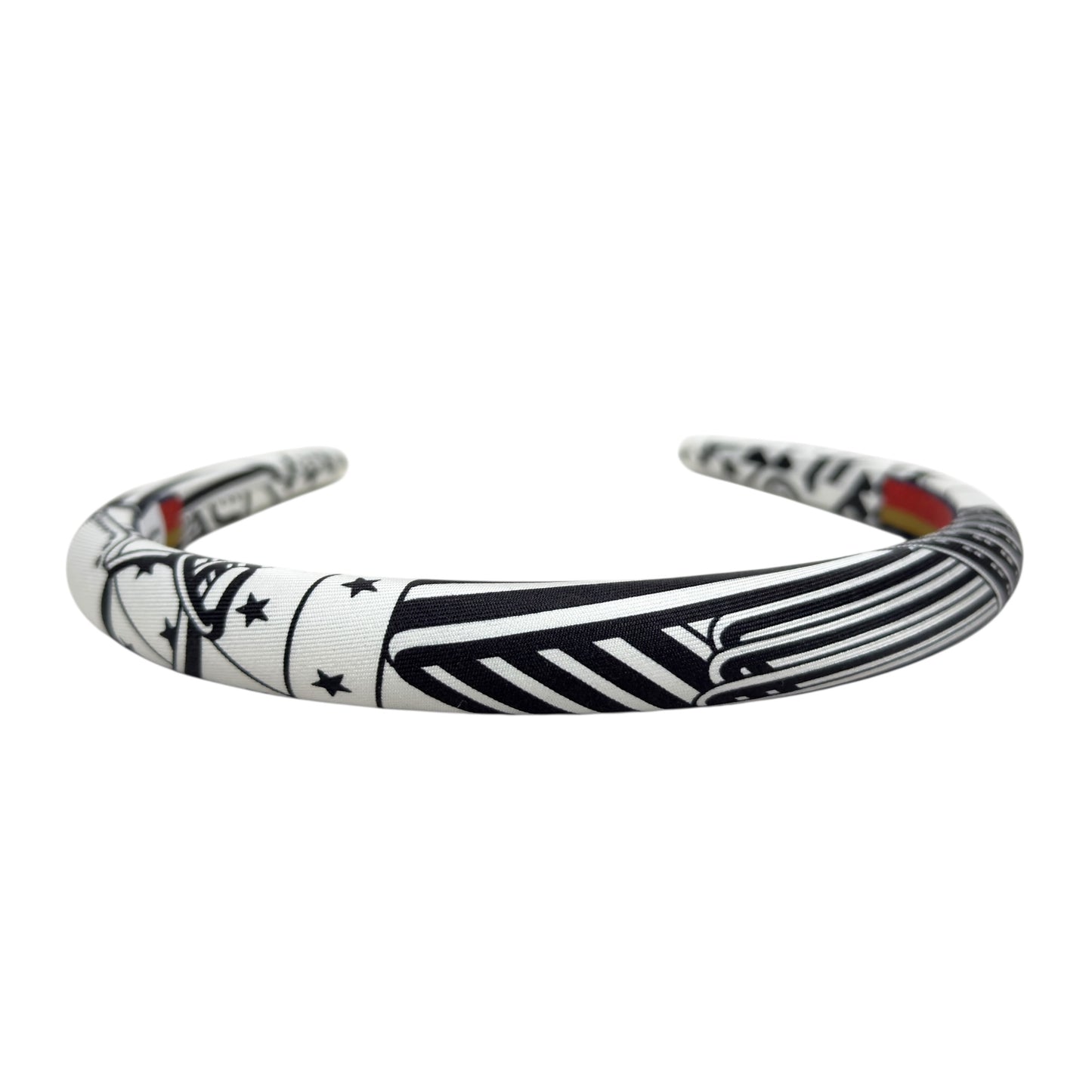 HERMES "Sangles en Zigzag Bandana" Elsa 髮篐