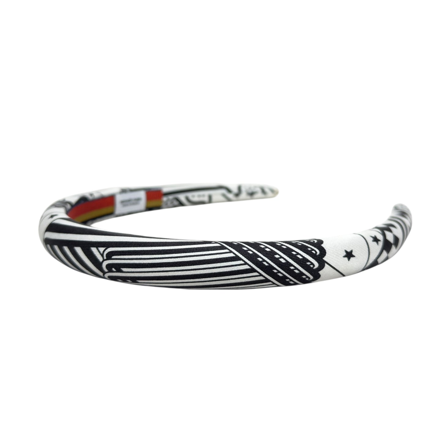 HERMES "Sangles en Zigzag Bandana" Elsa 髮篐