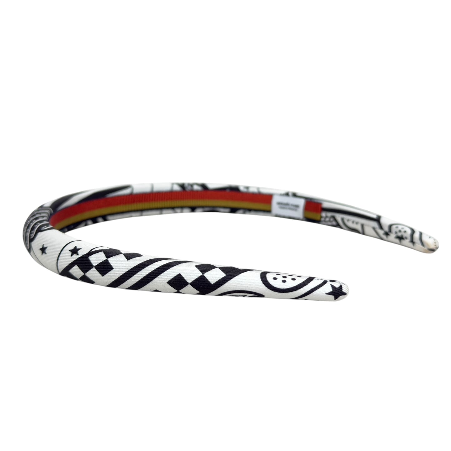 HERMES "Sangles en Zigzag Bandana" Elsa 髮篐