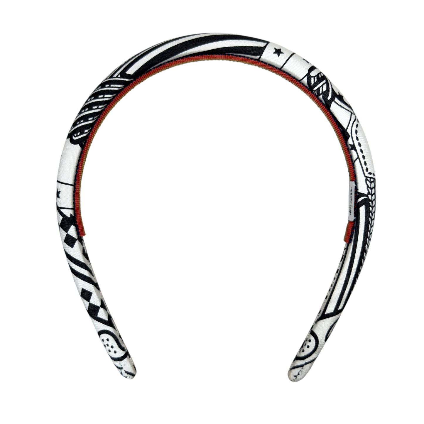 HERMES "Sangles en Zigzag Bandana" Elsa 髮篐