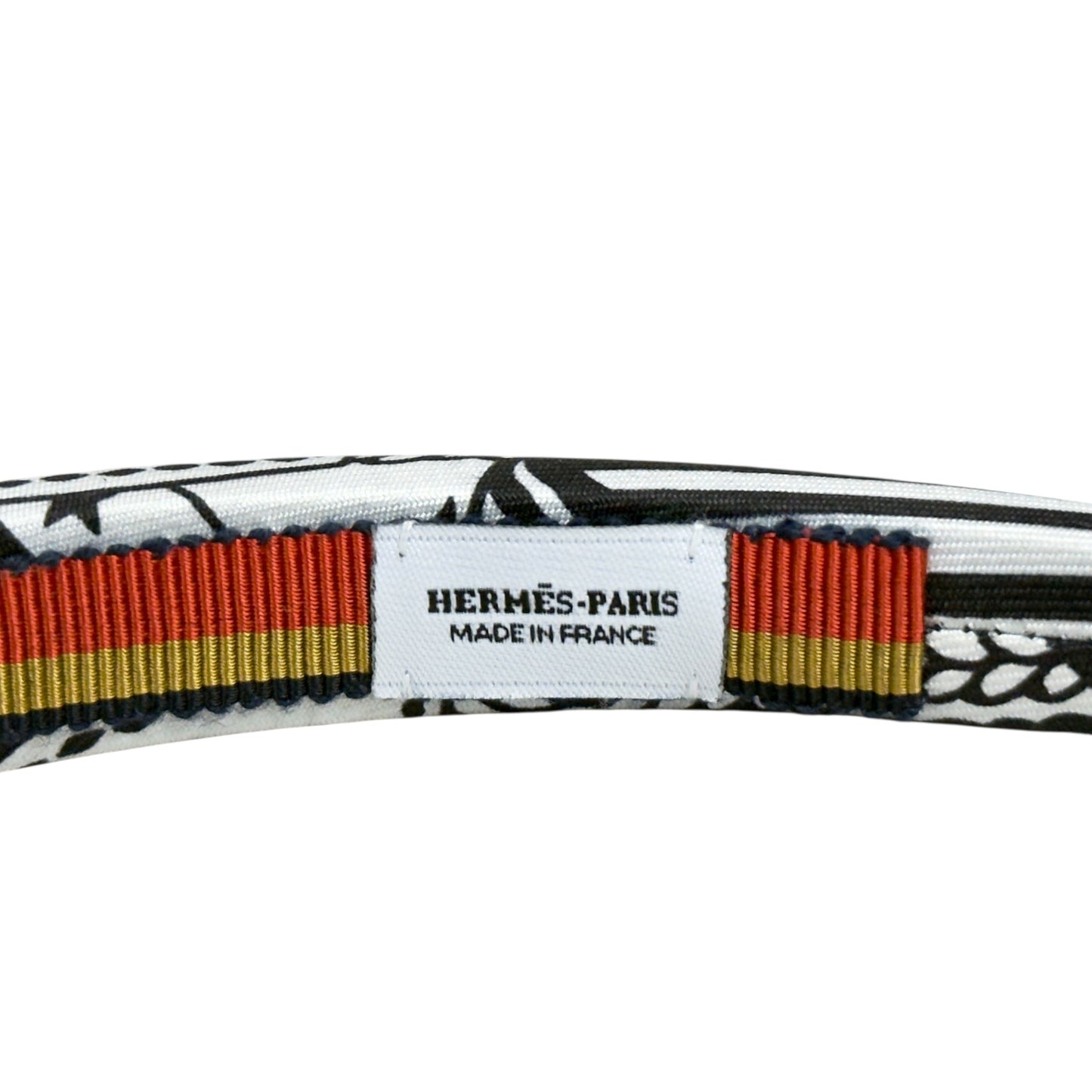 HERMES "Sangles en Zigzag Bandana" Elsa 髮篐