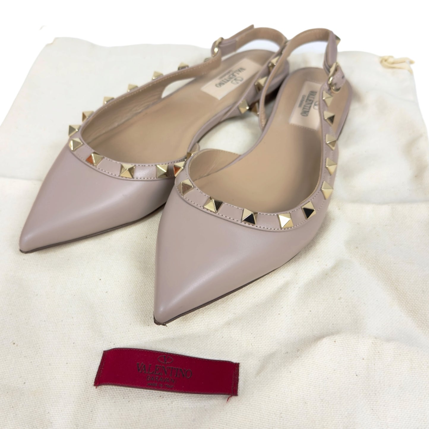 VALENTINO Rockstud 鍋釘 平底鞋