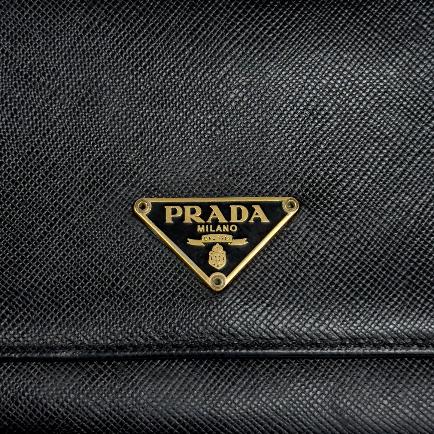PRADA 三角標 銀包