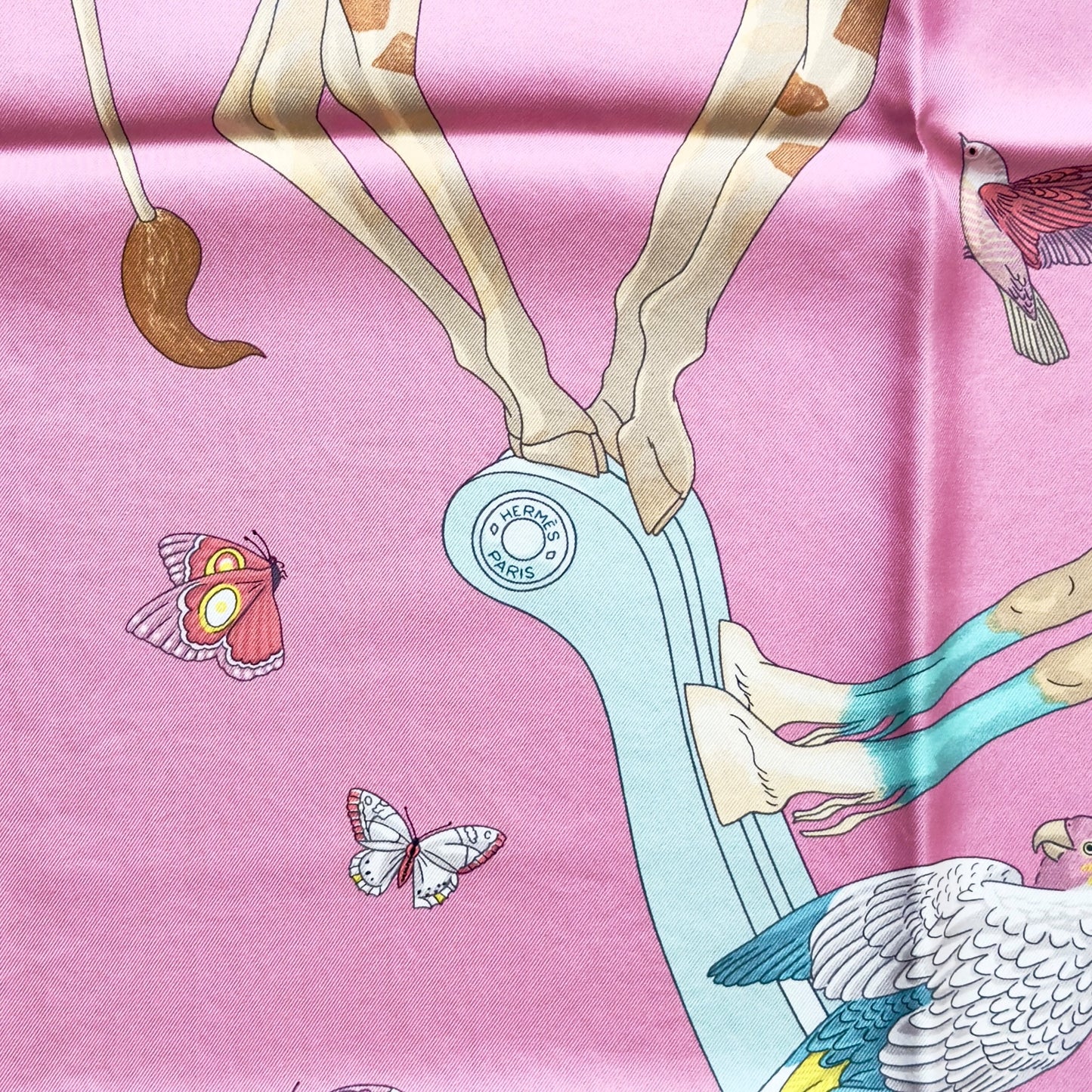 HERMES Hermes Story scarf 90 絲巾
