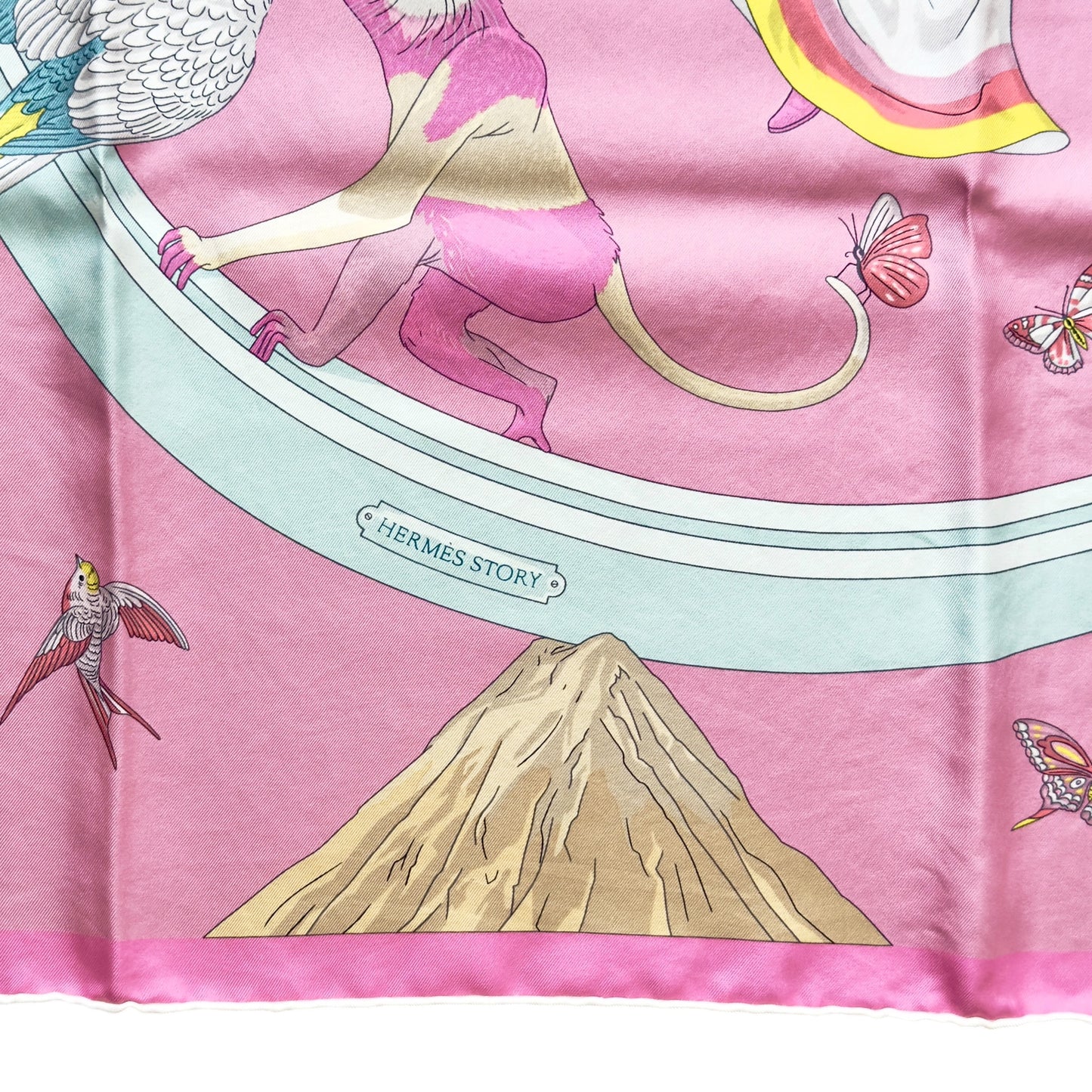 HERMES Hermes Story scarf 90 絲巾