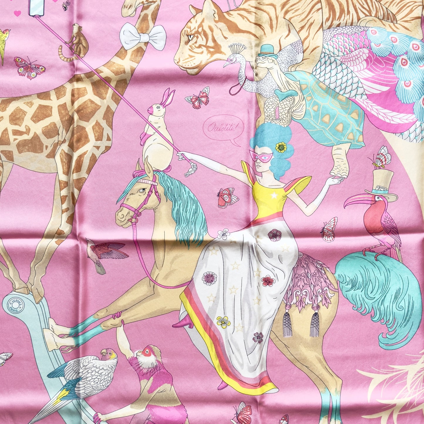 HERMES Hermes Story scarf 90 絲巾