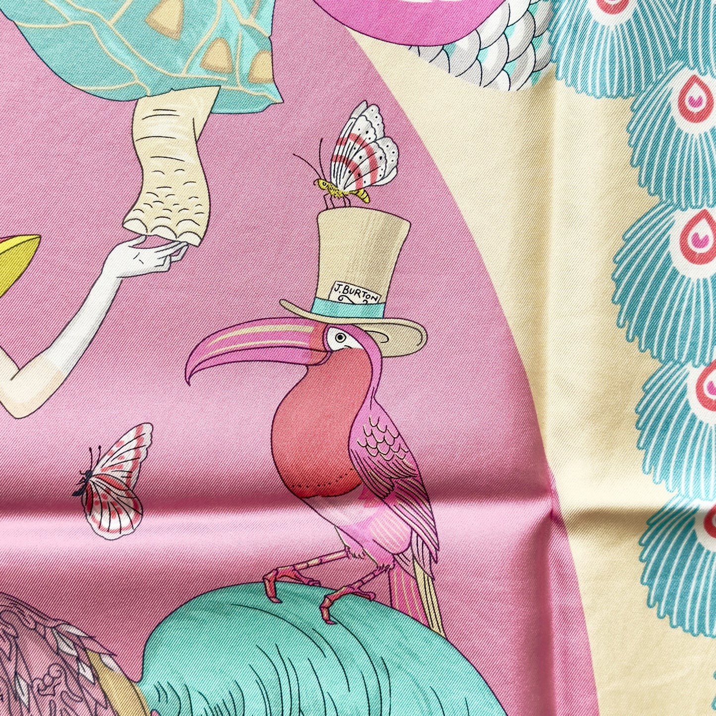 HERMES Hermes Story scarf 90 絲巾