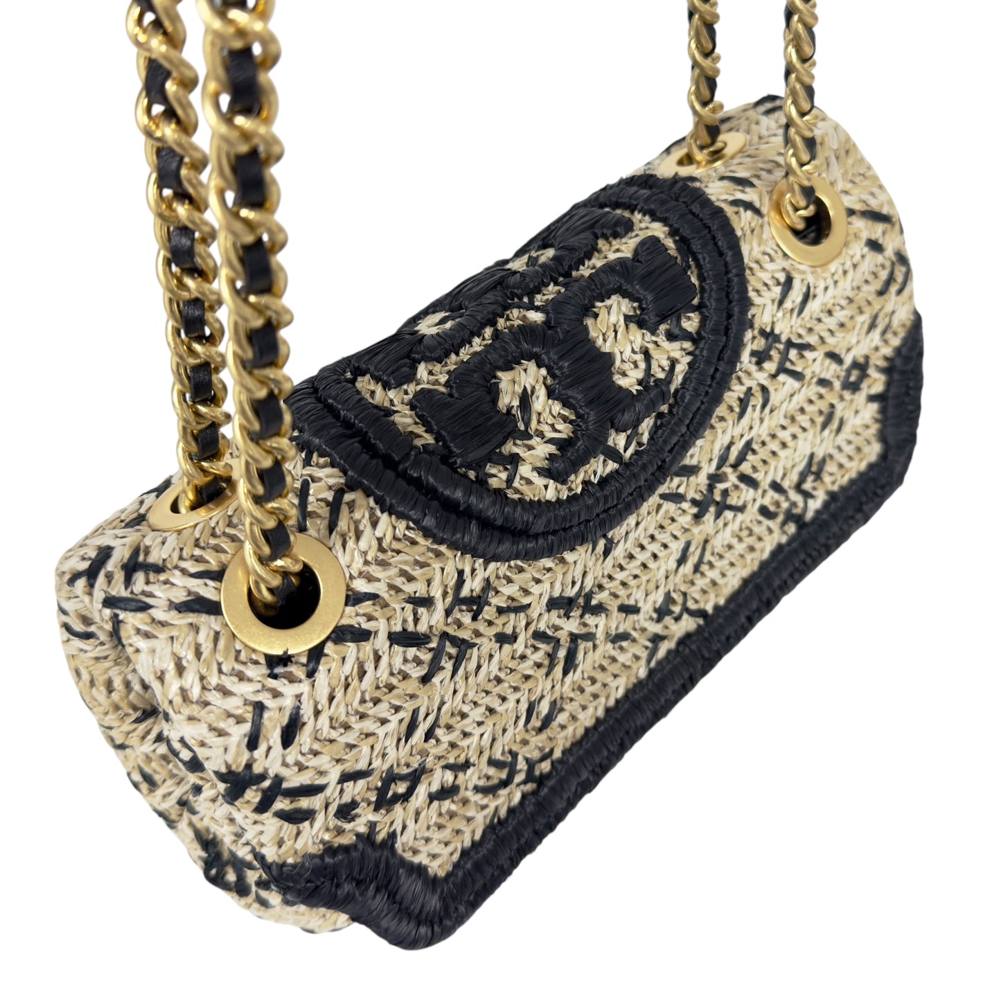 TORY BURCH 草編 鏈條包