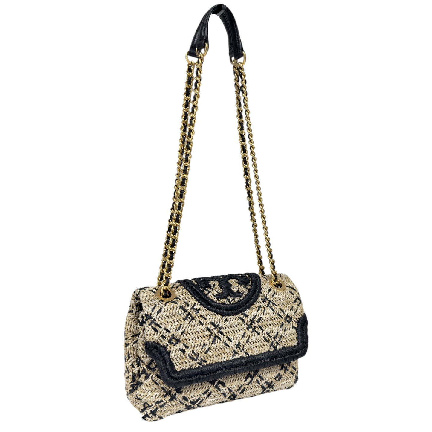 TORY BURCH 草編 鏈條包