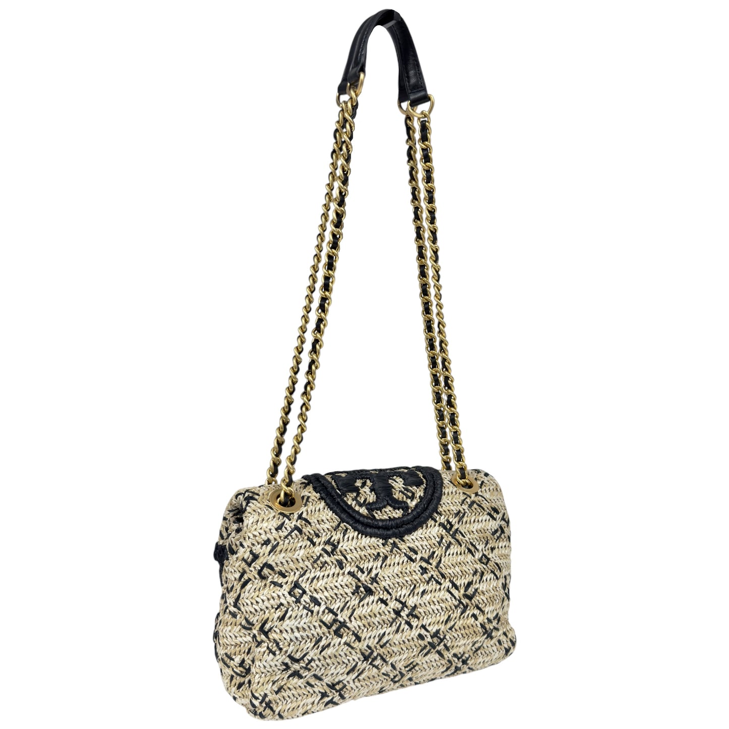 TORY BURCH 草編 鏈條包
