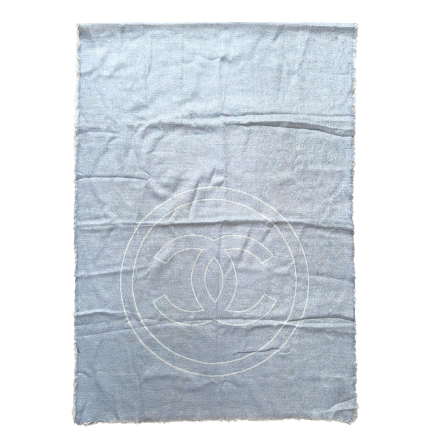 CHANEL CC 純羊絨 圍巾