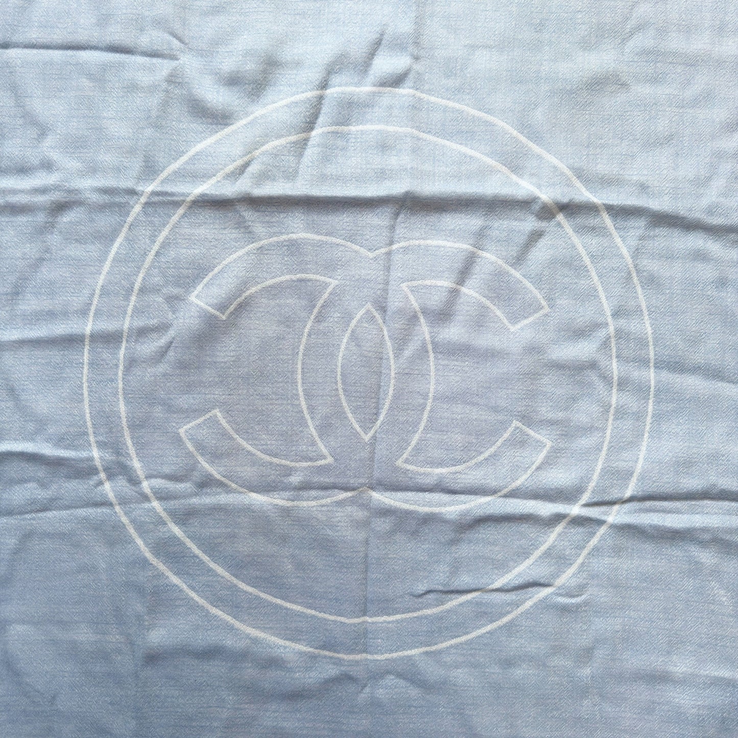 CHANEL CC 純羊絨 圍巾