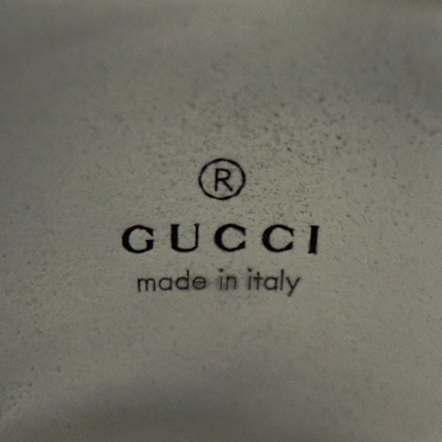 GUCCI GG 純銀 雕花 戒指