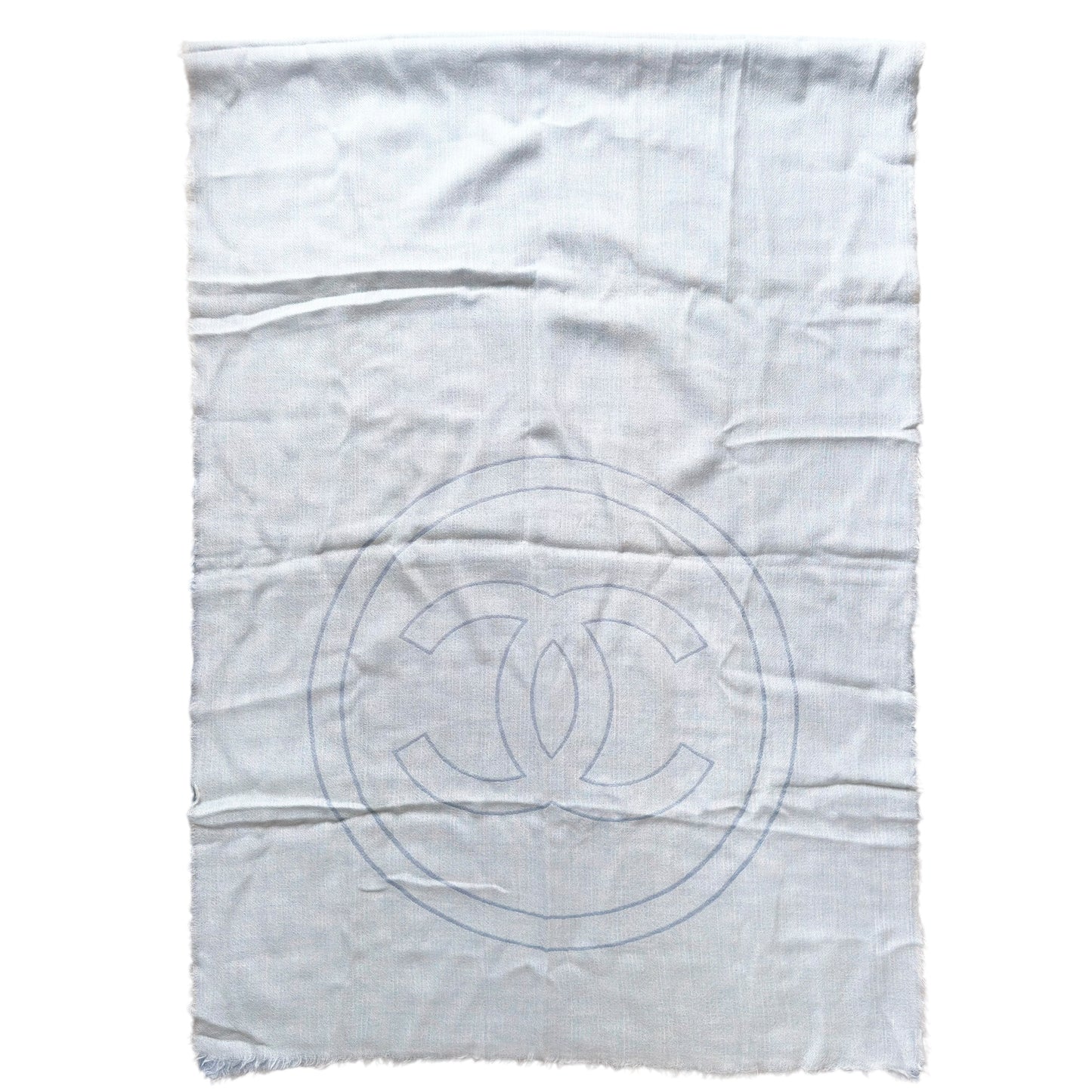 CHANEL CC 純羊絨 圍巾