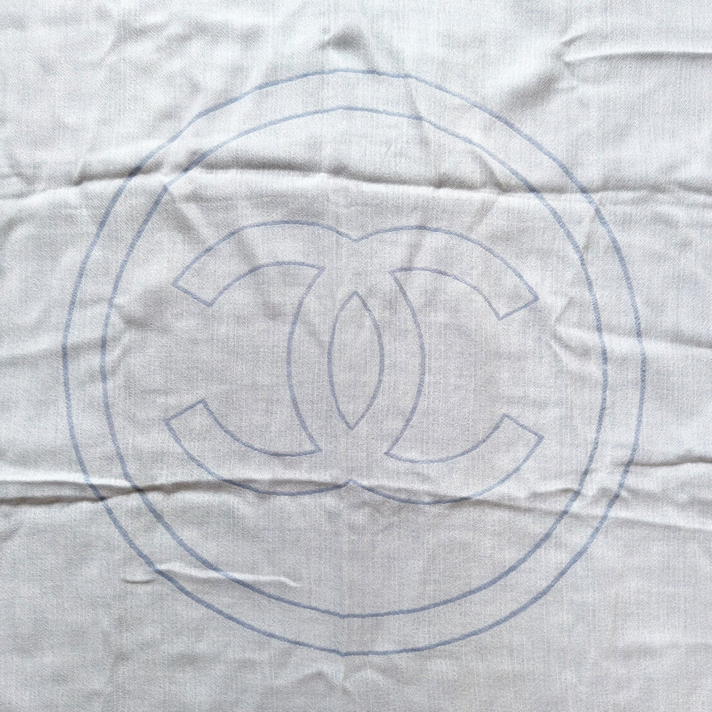 CHANEL CC 純羊絨 圍巾