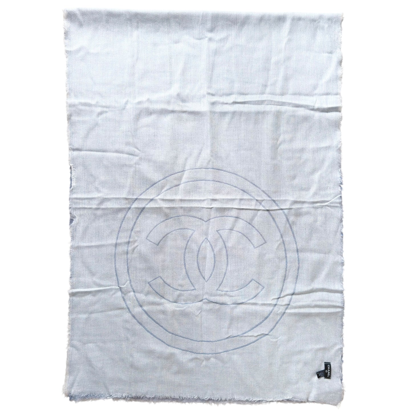 CHANEL CC 純羊絨 圍巾