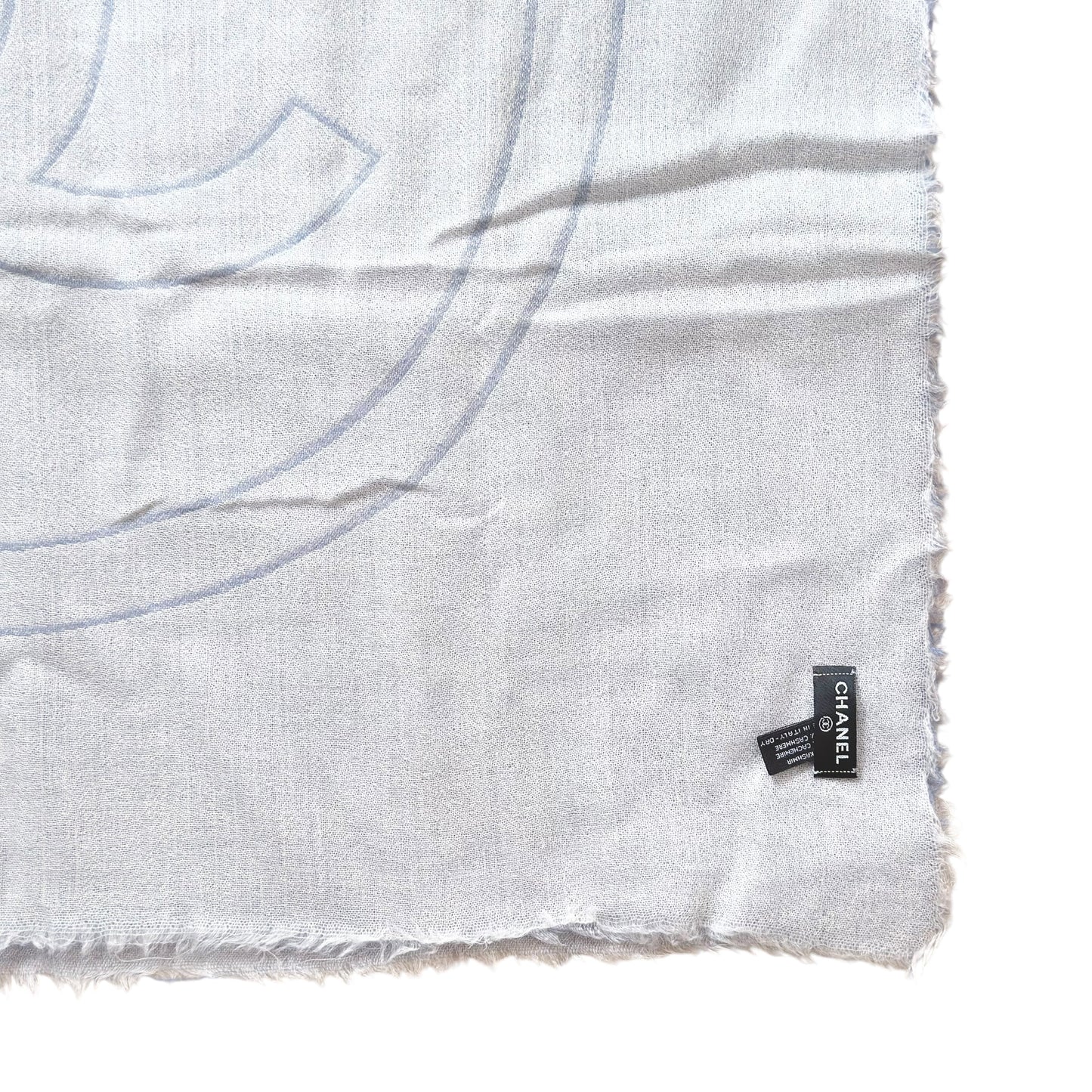 CHANEL CC 純羊絨 圍巾