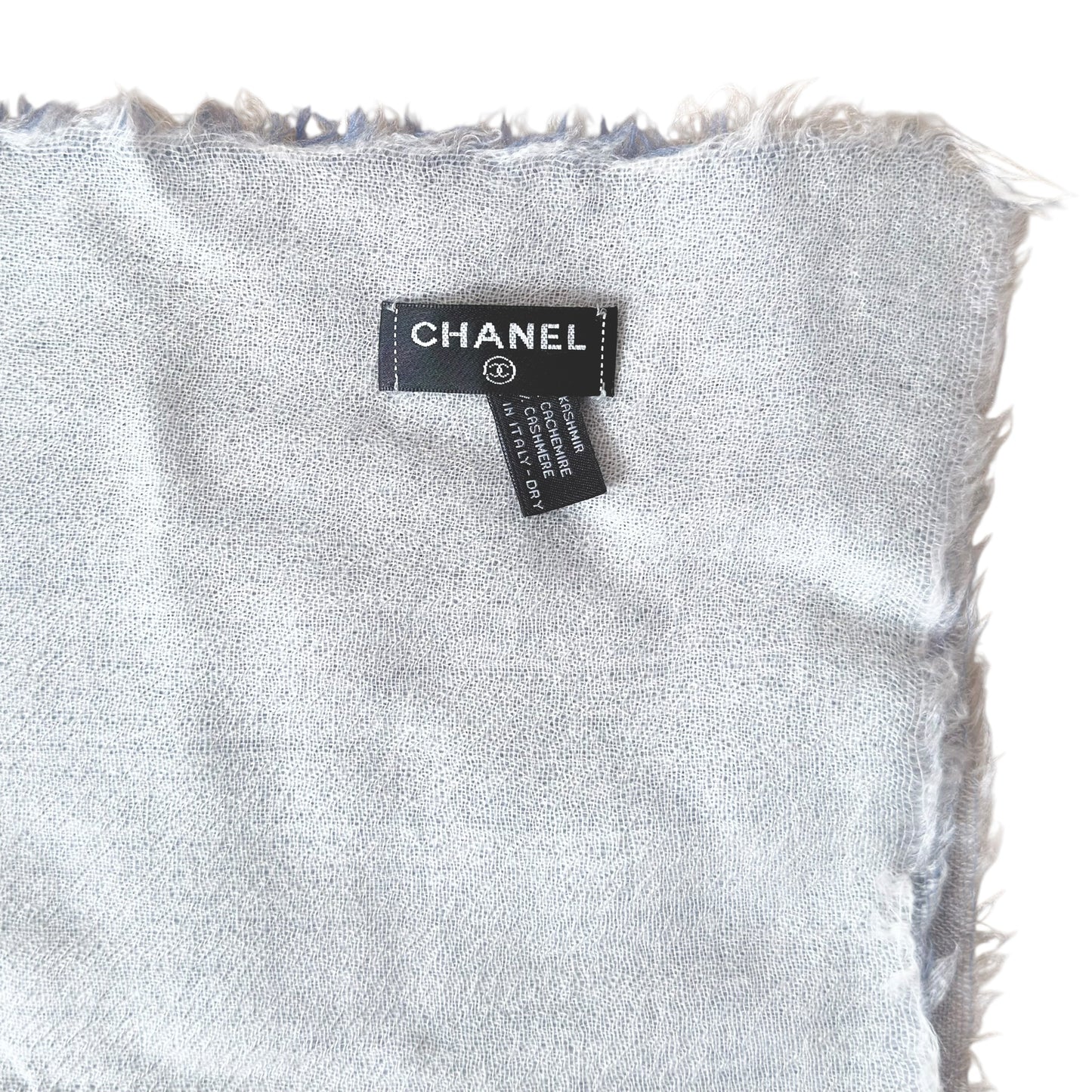 CHANEL CC 純羊絨 圍巾