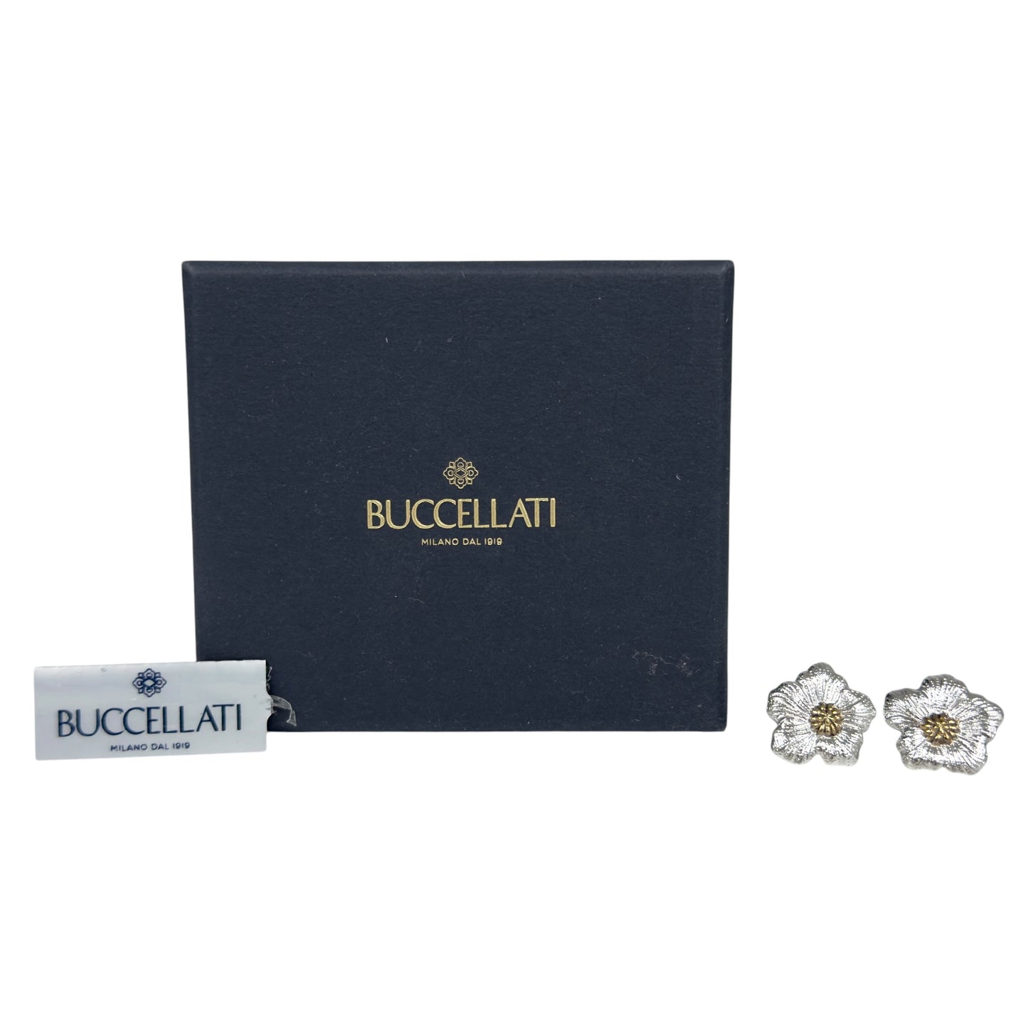 BUCCELLATI *入手困難* Blossom 純銀 梔子花 耳環