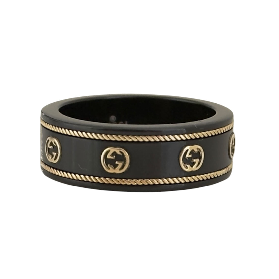 GUCCI GG Icon 18k黃金 戒指