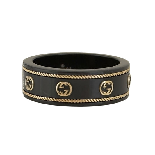 GUCCI GG Icon 18k黃金 戒指