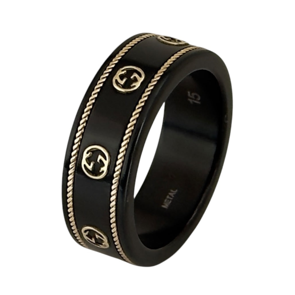 GUCCI GG Icon 18k黃金 戒指