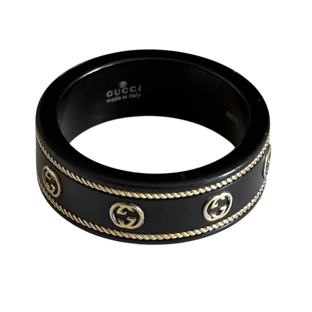 GUCCI GG Icon 18k黃金 戒指