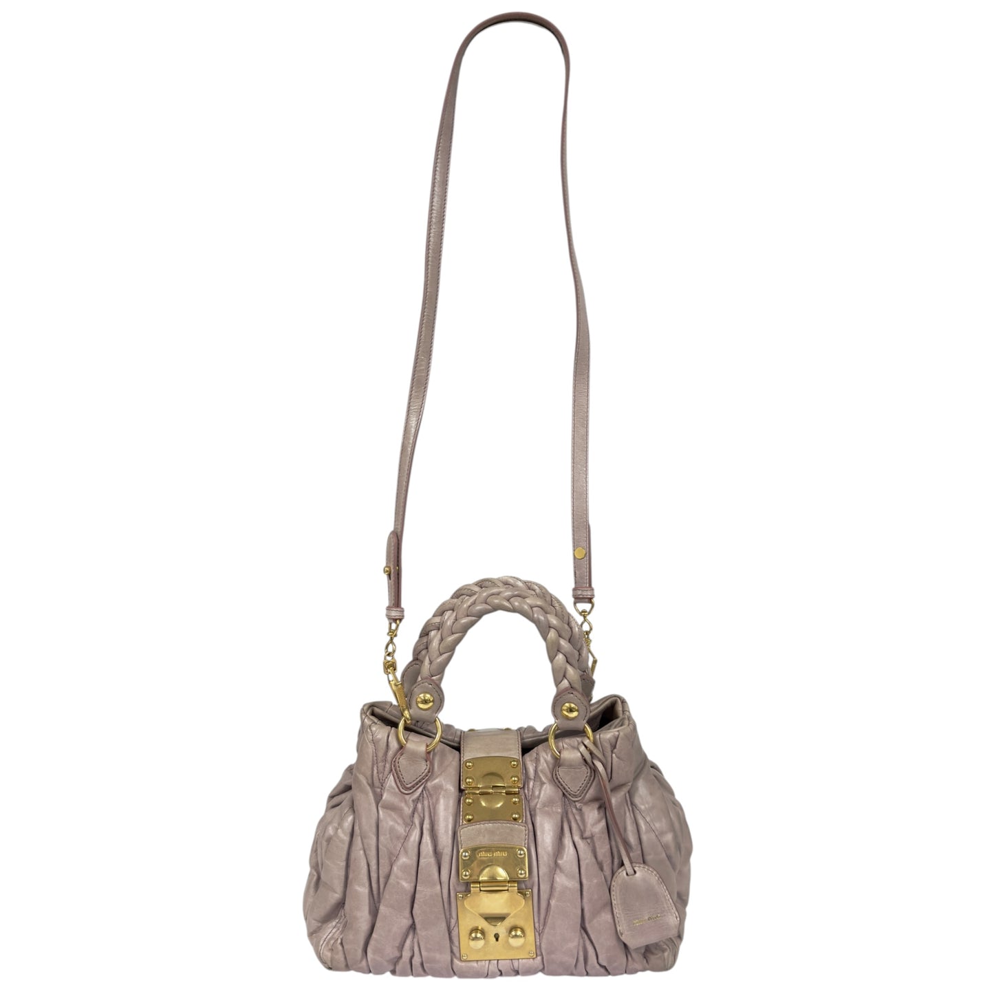 MIU MIU Matelassé 皺摺 2用包