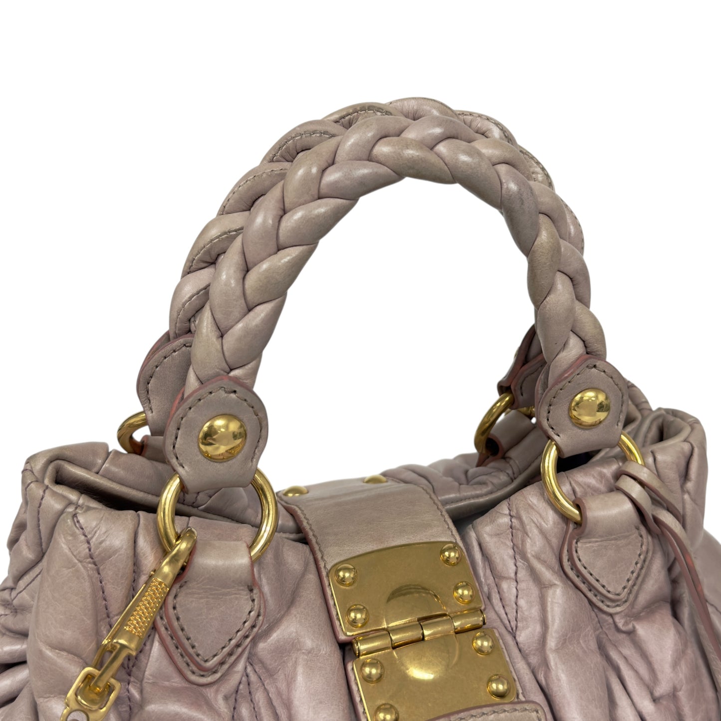 MIU MIU Matelassé 皺摺 2用包
