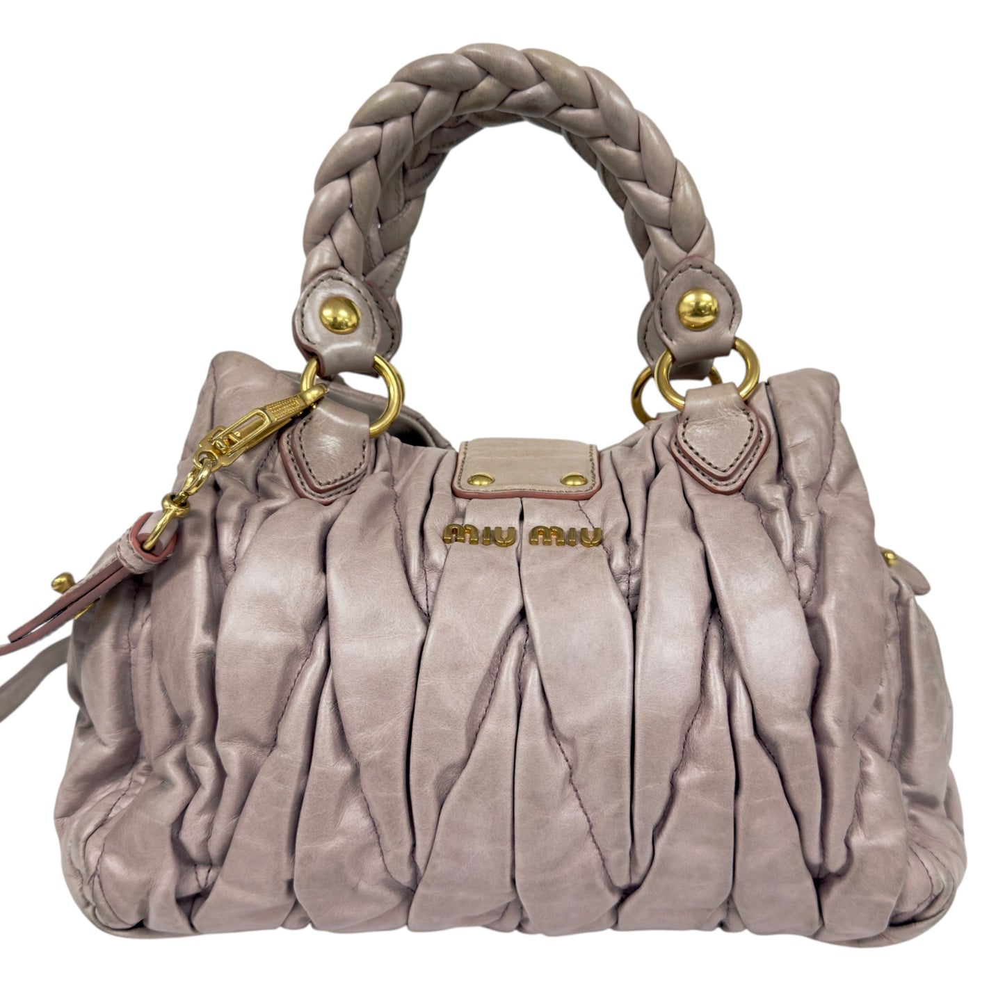 MIU MIU Matelassé 皺摺 2用包