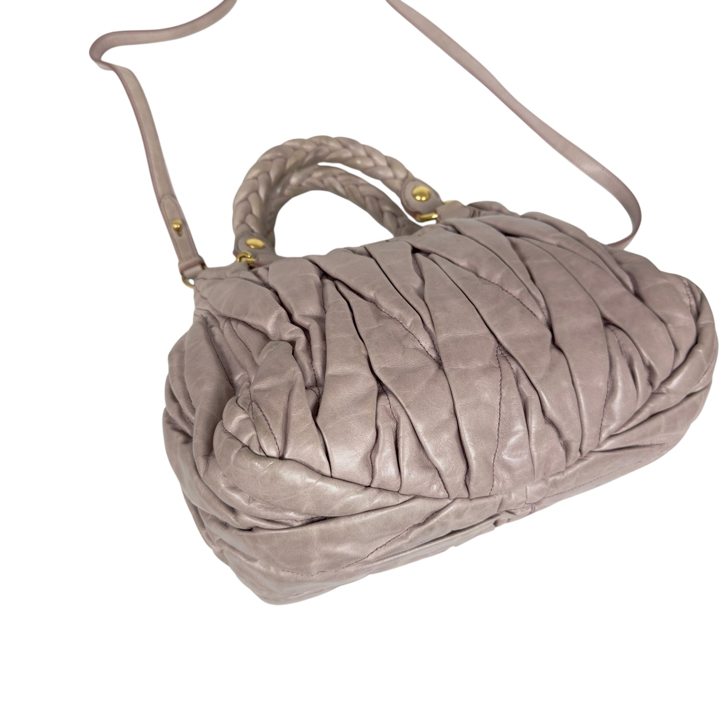 MIU MIU Matelassé 皺摺 2用包