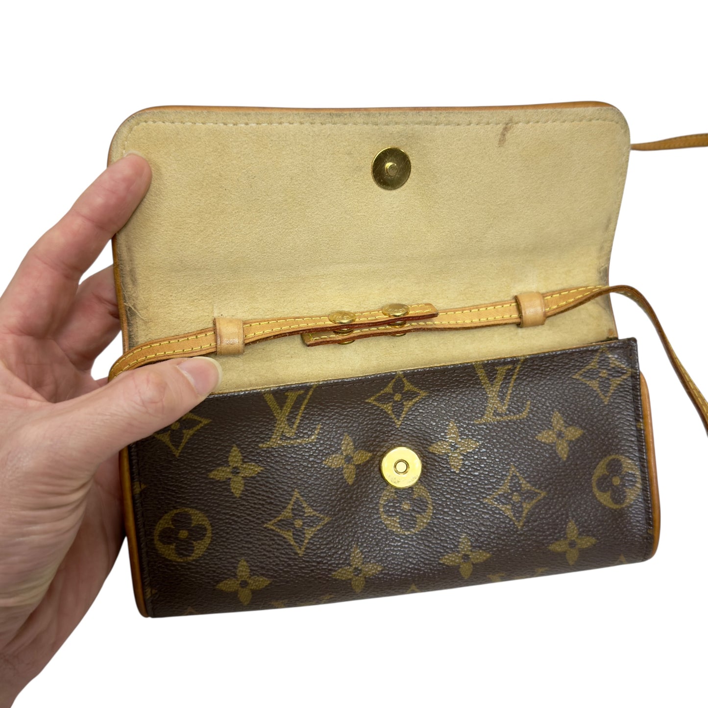 LOUIS VUITTON Twin 老花 斜揹袋