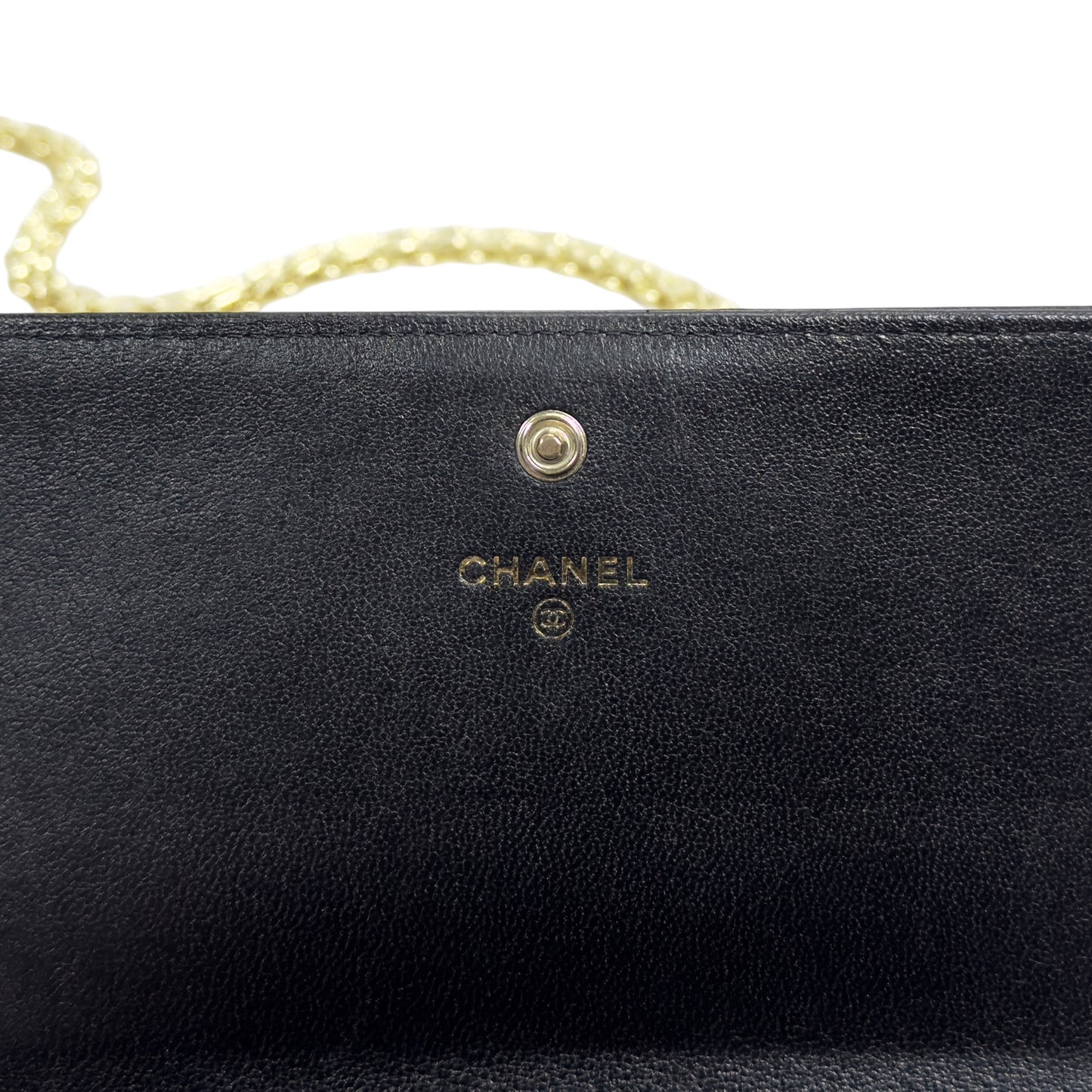 CHANEL *自加鏈＞送無品牌扣＋無品牌鏈帶* CC 長銀包 WOC
