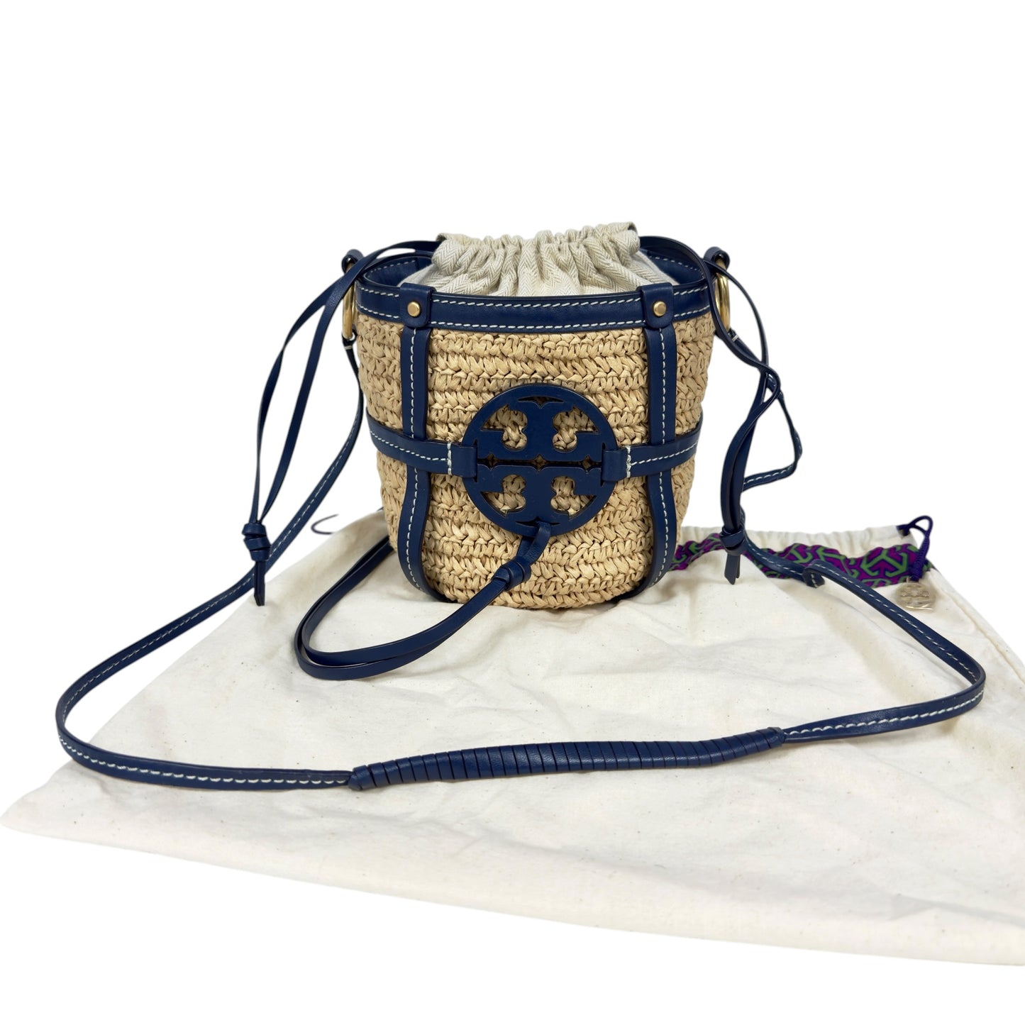 TORY BURCH 草編 斜揹袋