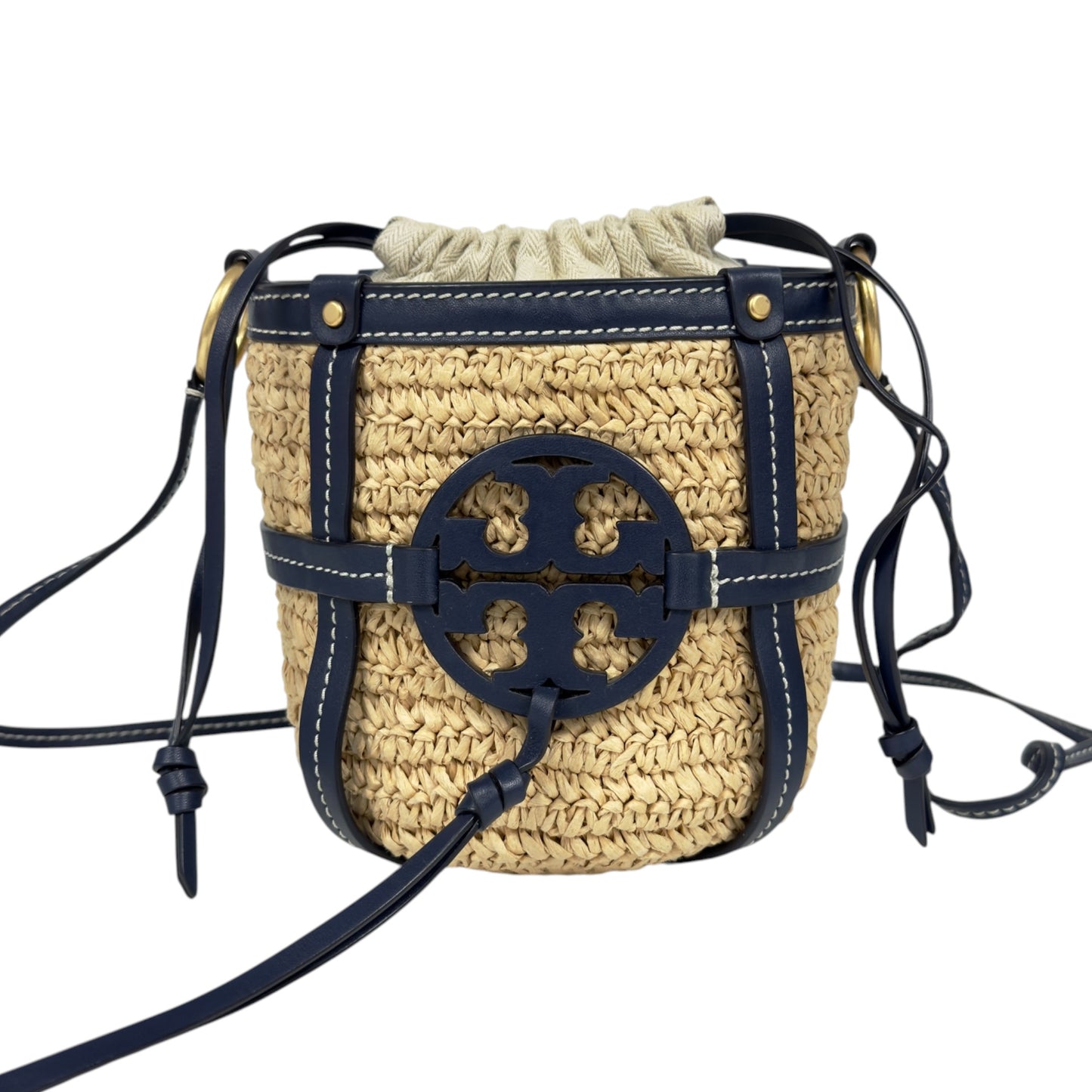 TORY BURCH 草編 斜揹袋