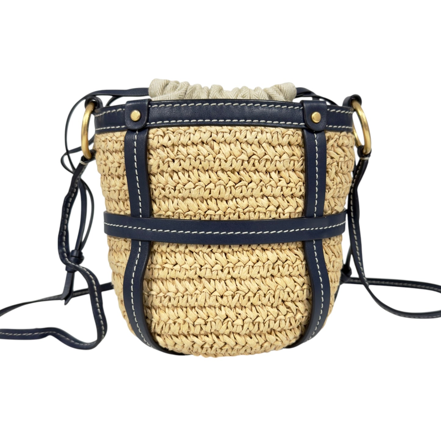 TORY BURCH 草編 斜揹袋